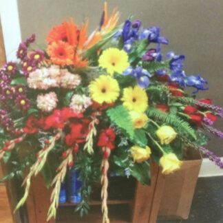 Vibrant Casket Cover