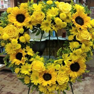 Yellow Open Heart