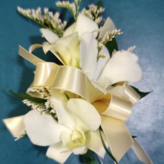 White Orchid Pin-On