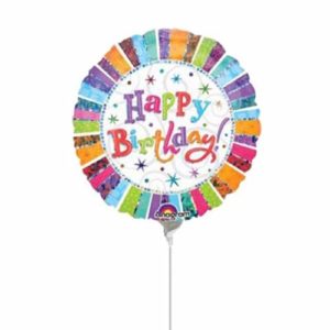 Happy Birthday Air-Filled Mylar