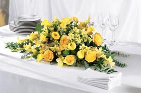 The Golden Garden Centerpiece