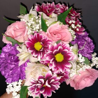 Purple & Pink Mix Nosegay