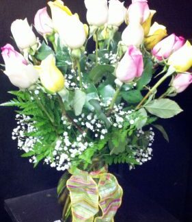 Prettiest Two Dozen Medium Stemmed Roses