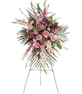 Pink Spray on a Stand