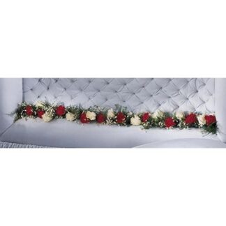 Red & White Hinge Adornment