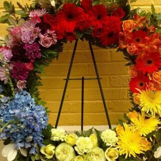 Rainbow Wreath