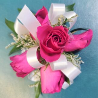 Colorful Circular Standard Wristlet Corsage