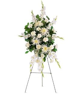 White Spray on a Stand