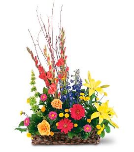 Summer Funeral Basket