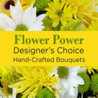 Designer Choice Yellow Casket Cover