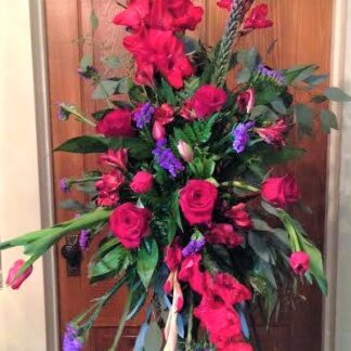Red and Purple Standing Spray