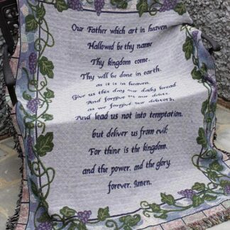 Lord's Prayer Throw
