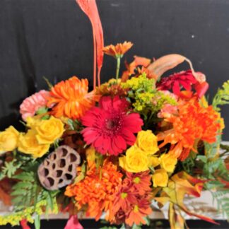 Fall Centerpiece Long and Low