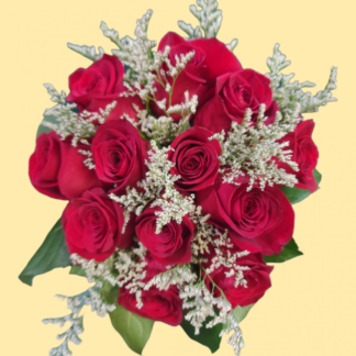 Dozen Premium Colorful Rose Nosegay