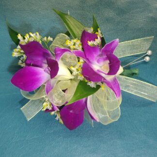 Purple Orchid Pin-on