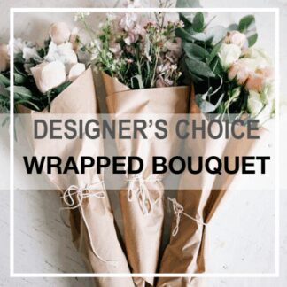 Designer's Choice Wrapped Bouquet