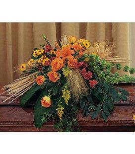 Fall Casket Cover