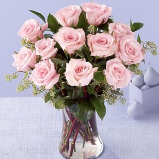 The Enchanting Pink Rose Bouquet