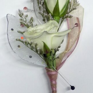 White Spray Roses Bout Upgraded
