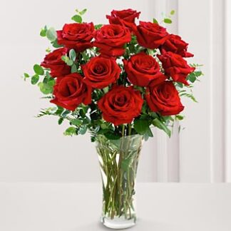The Deluxe Red Rose Bouquet