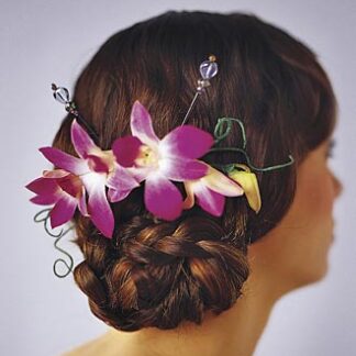 Elegant Orchid Headpiece