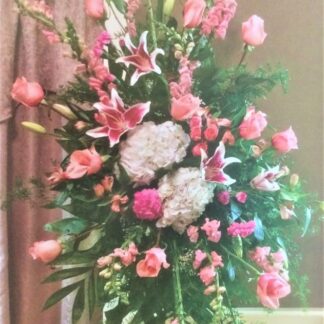 Pink Mixed Standing Spray