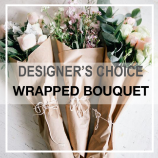 Designer's Choice Wrapped Bouquet