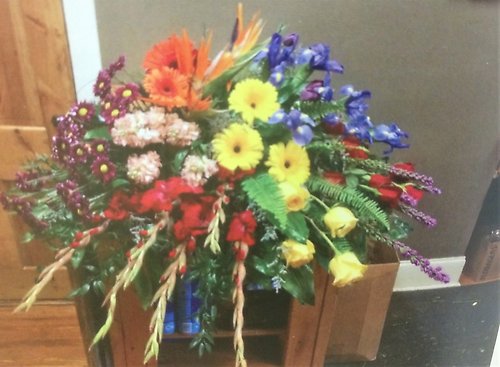 Vibrant Casket Cover