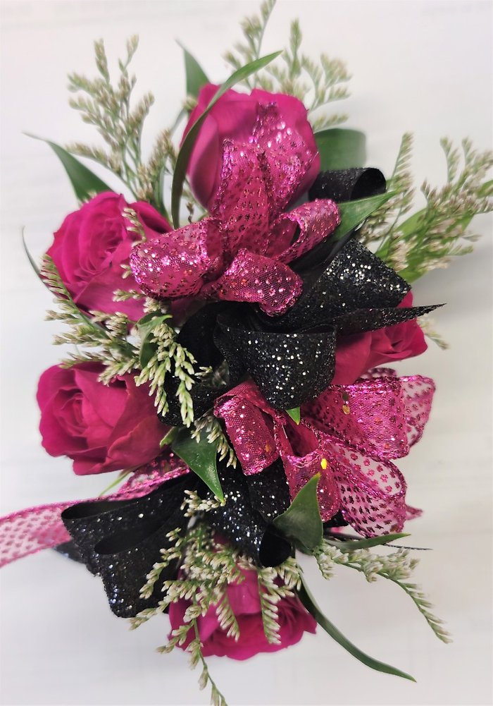 Colorful Linear Standard Wristlet Corsage