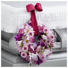 Lavendar & Purple Mini Wreath