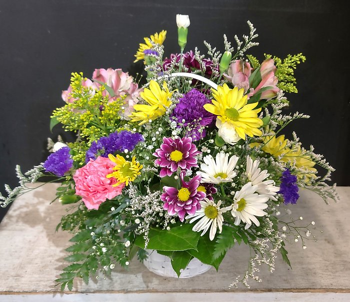 Basket Of Cheer Bouquet