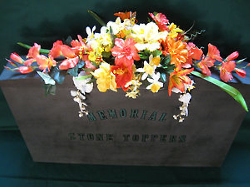 Headstone Flowers Silk