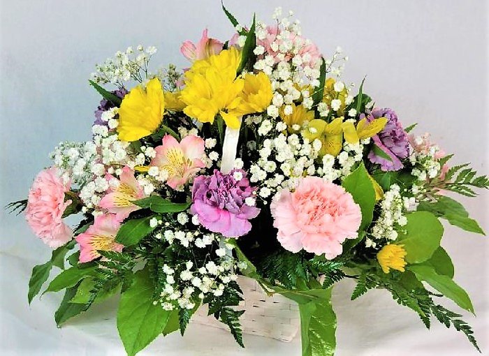 Basket Of Cheer Bouquet