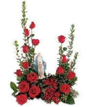 Holy Mary Red Rose Tribute