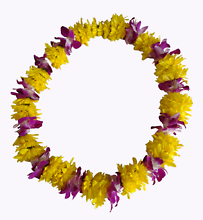 LSU Lei