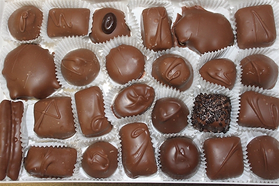 Box of Chocollage Chocolate