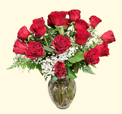 Two Dozen Medium Red Roses