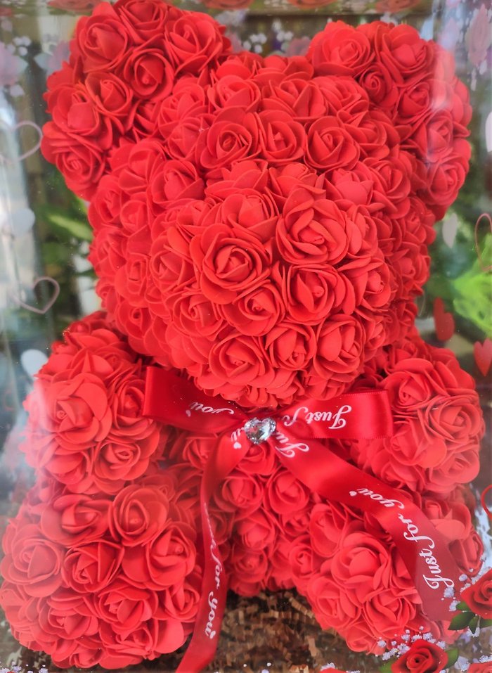 Large Bear of Roses