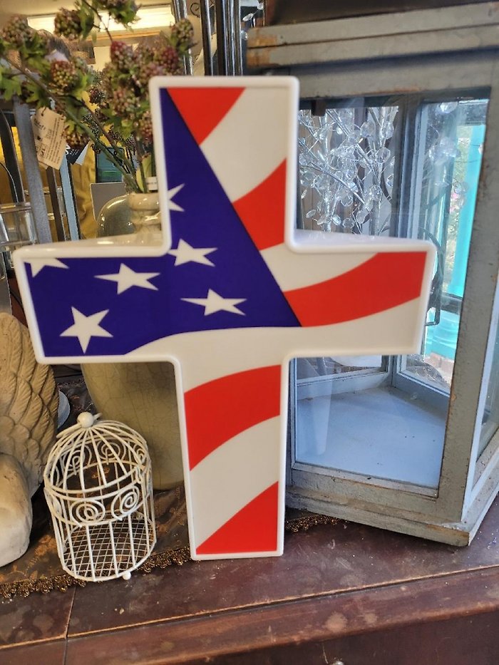Solar Flag Cross