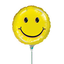 Smiley Face Air-Filled Mylar