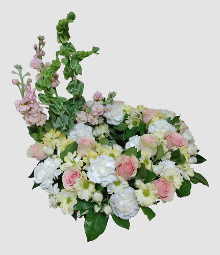 Modern Pastel Cremation Wreath