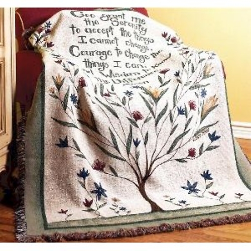 Serenity Prayer Throw III