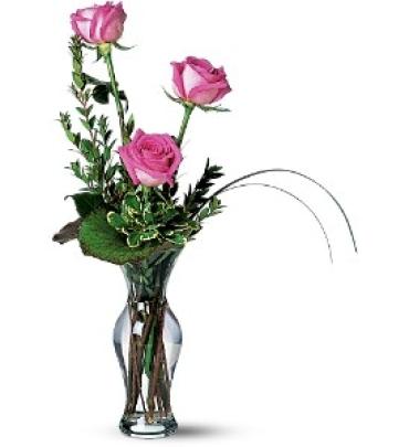 3 Prettiest Roses in a Vase