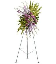 Green & Lavender Spray on a Stand