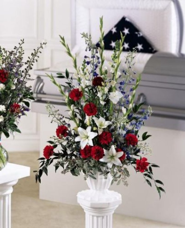 American Funeral Basket