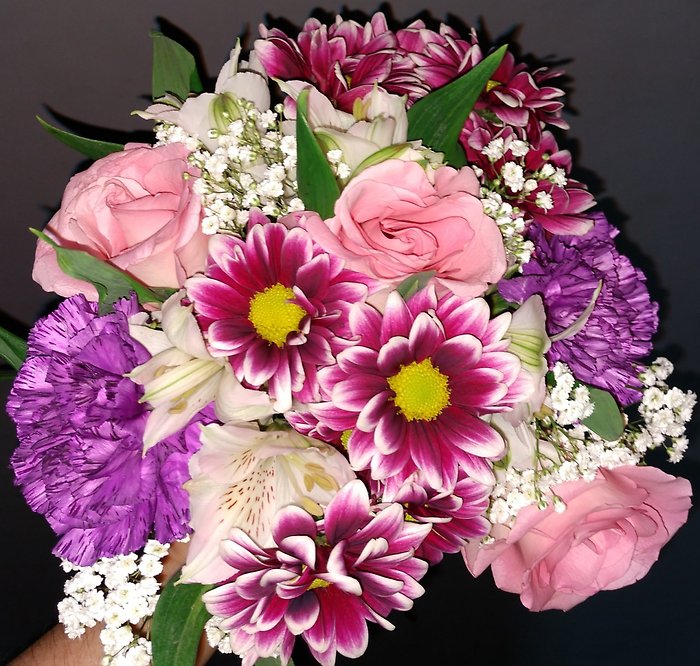 Purple & Pink Mix Nosegay