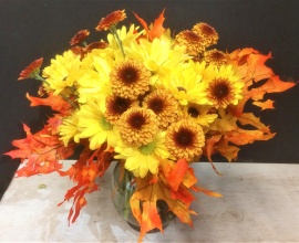 Fall Daisy Bowl