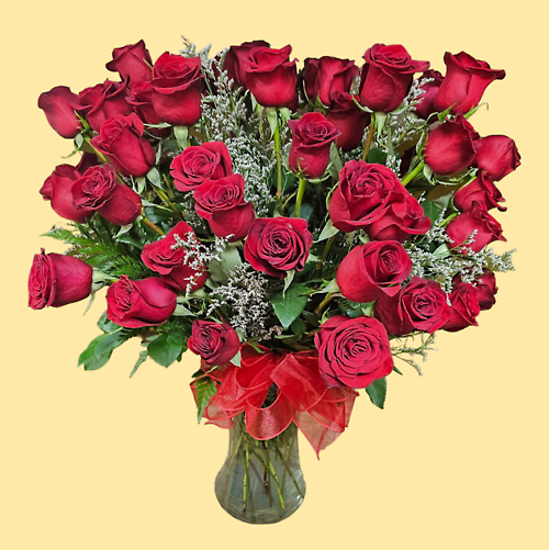 5 Dozen Red Roses - Mday