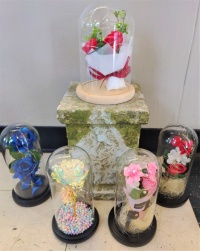 Mixed Flowers Urn Adornment