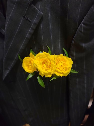 Colorful Pocket Boutonniere